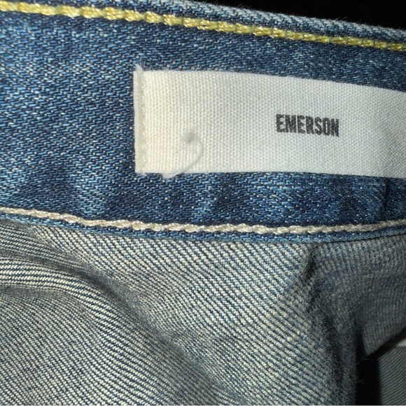 Nili Lotan Emerson Wide Barrel Leg Denim Jeans Pants-Classic Wash-Size 30 - Picture 12 of 15